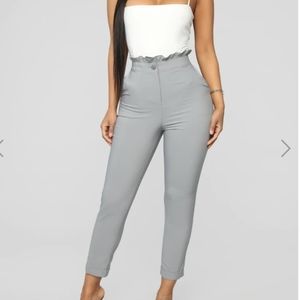 Fashion nova grey dress pants